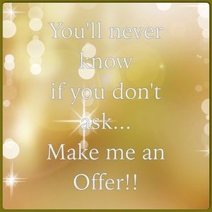 REASONABLE offers are welcomed!! 🤗💛💛💛✨🌻✨🌻✨